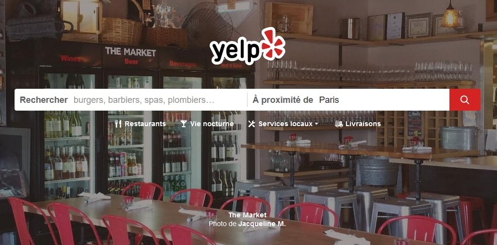 site d'avis Yelp